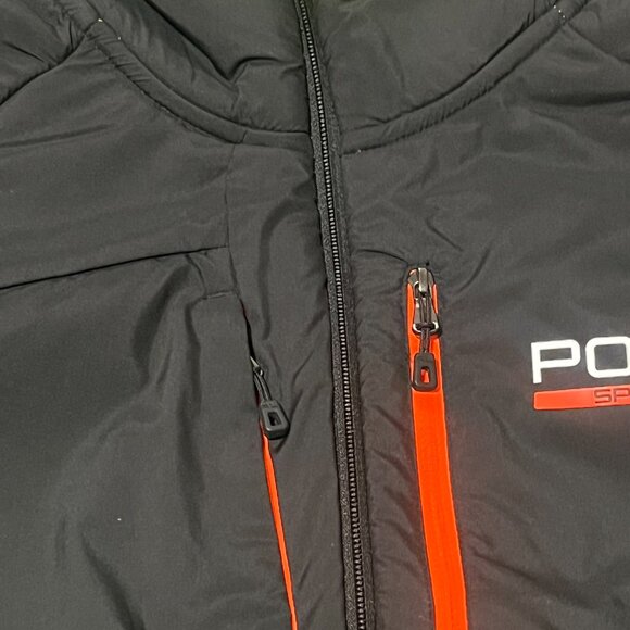 Polo Sport Men's Lightweight Jacket - Black and Neon Green - Size [Small] NWOT - Picture 7 of 12